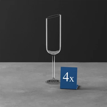 V&B NewMoon Glass pohár szett 4részes pezsgős