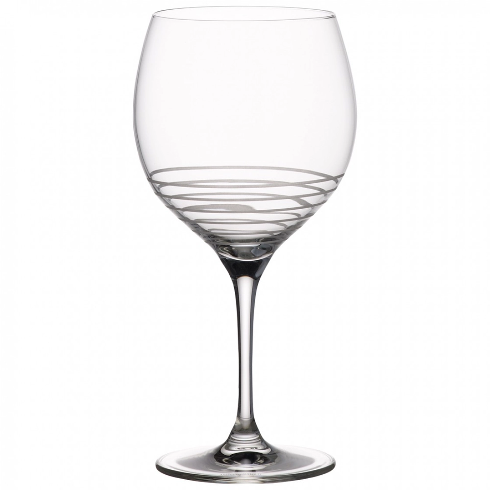V&B Maxima Decorated pohár burgundy