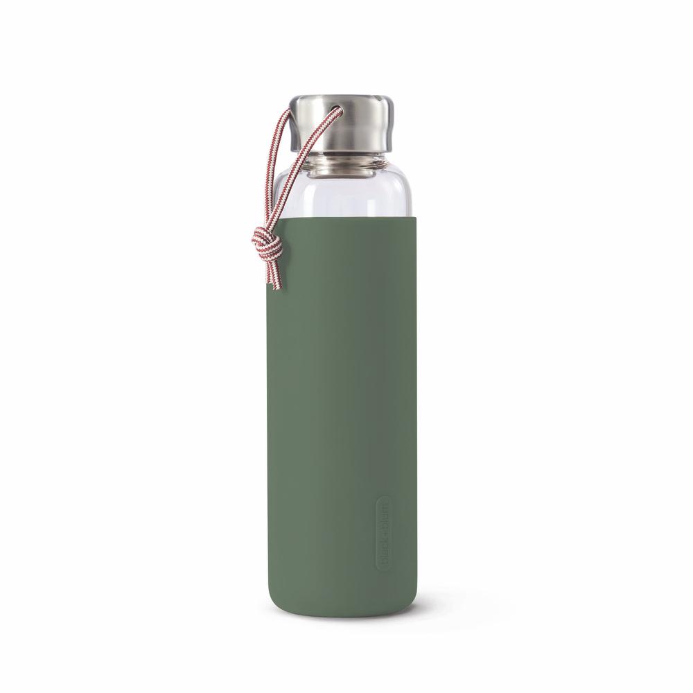 BB Glass Water Bottle vizes palack 0,60l olivazöld