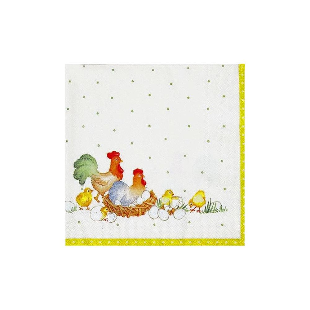 IHR for V&B papírszalvéta csomag 33x33cm NEW EASTER FARMERS