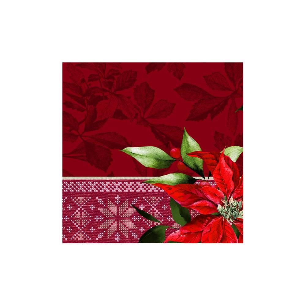 IHR papírszalvéta csomag 25x25cm GOD JUL piros