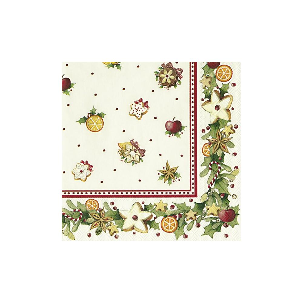 IHR for V&B papírszalvéta csomag 33x33cm CHRISTMAS BAKERY COOKIES