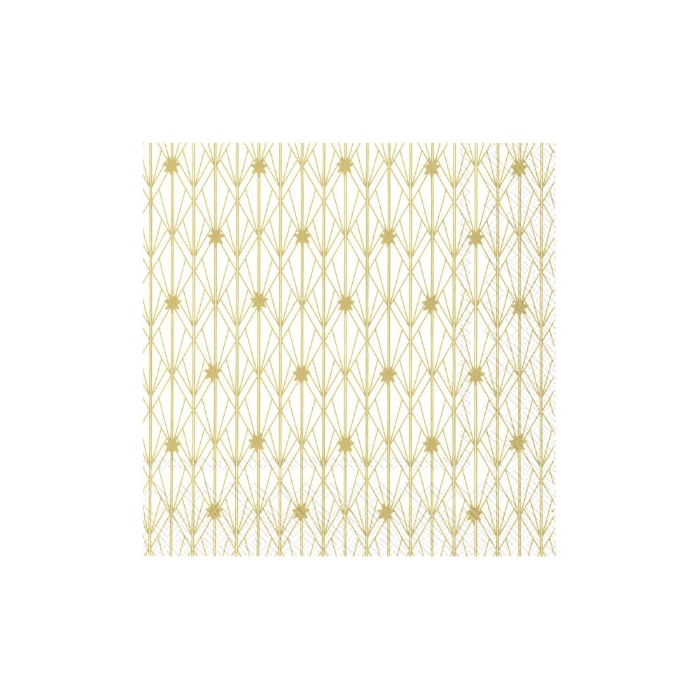 IHR papírszalvéta csomag 33x33cm ARTDECO LITTLE STARS arany