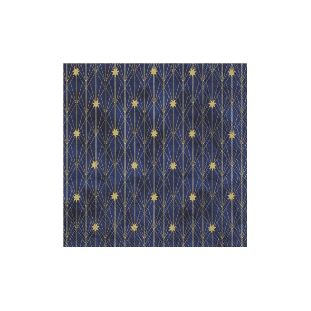 IHR papírszalvéta csomag 33x33cm ARTDECO LITTLE STARS kék