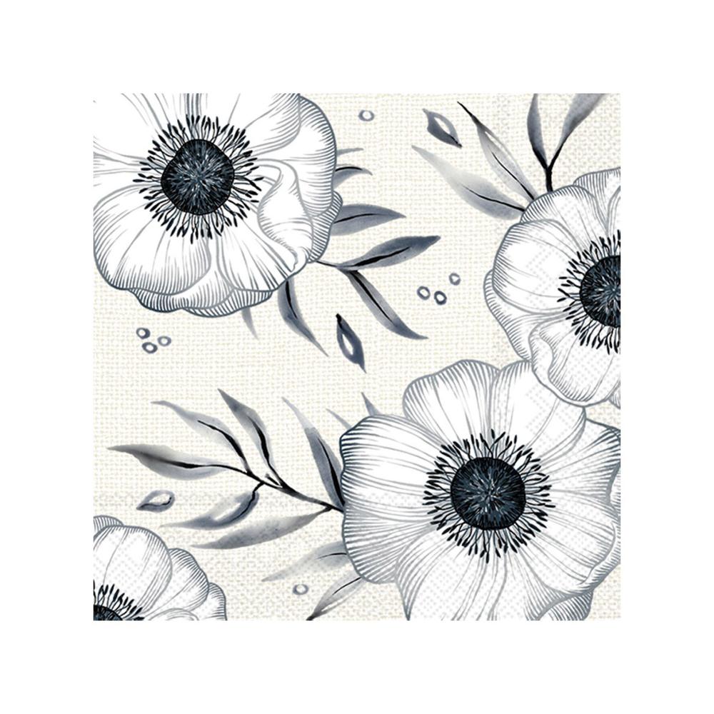 IHR HOLLY FLOWER CREAM papírszalvéta csomag 25x25cm