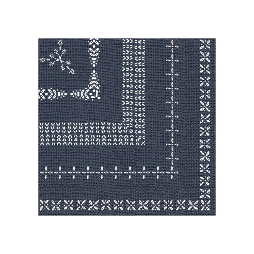 IHR HOLLY ORNAMENT BLUE papírszalvéta csomag 25x25cm