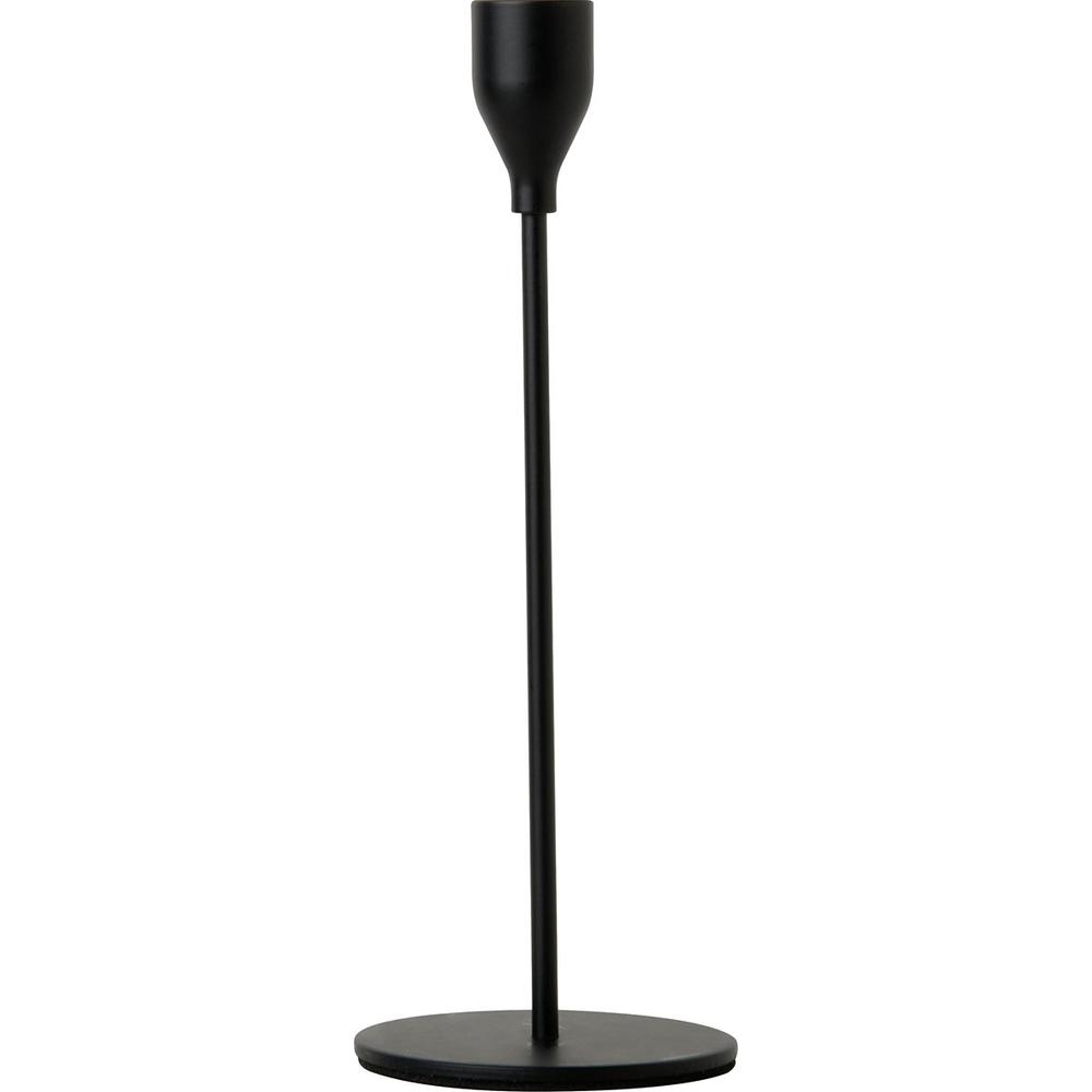 IHR MCH BLACK gyertyatartó 23cm