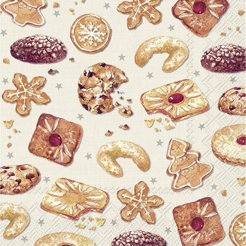 IHR BAKED COOKIES papírszalvéta csomag 33x33cm