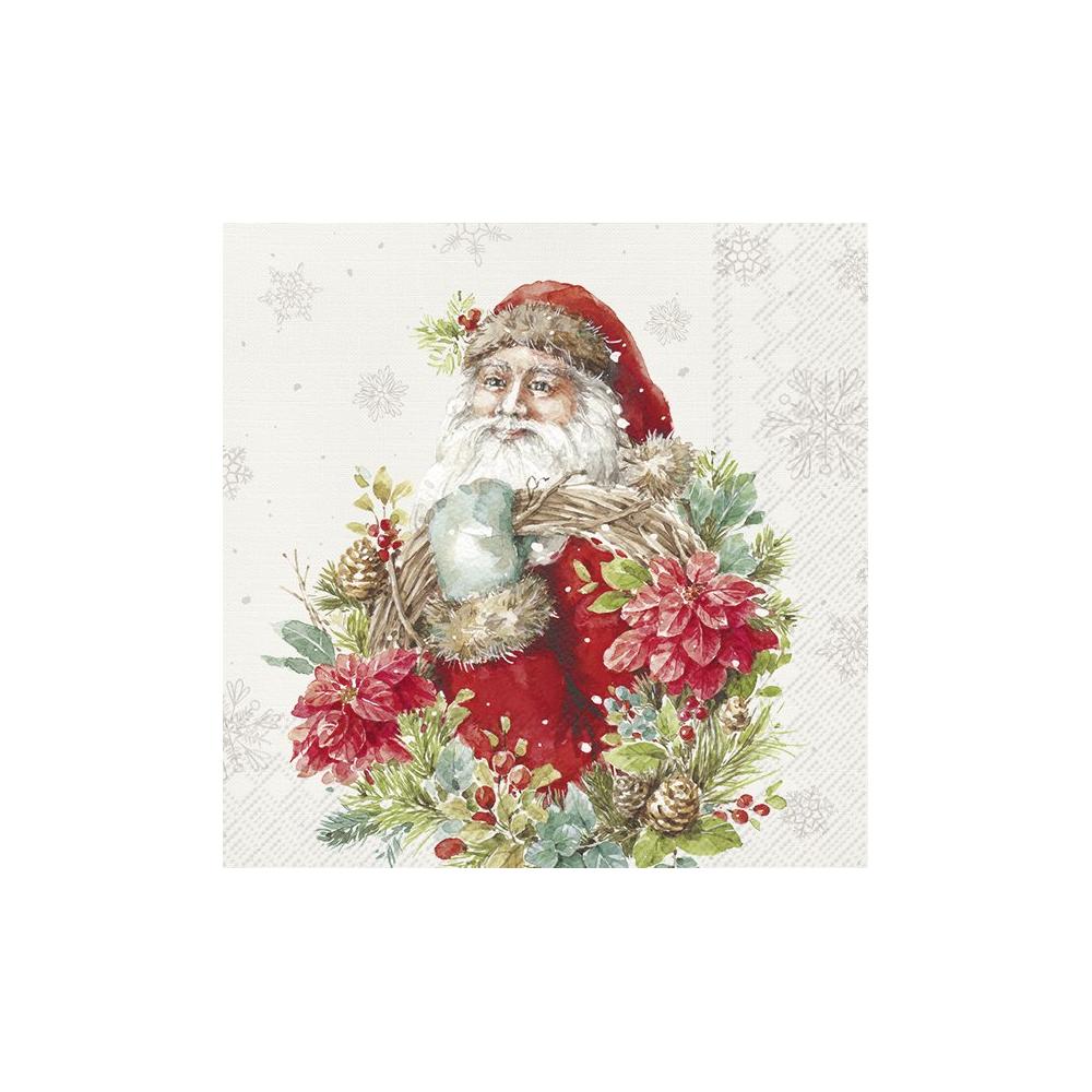 IHR SANTA'S WREATH papírszalvéta csomag 33x33cm