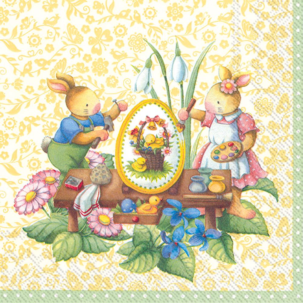 IHR papírszalvéta csomag 33x33cm Easter Spring Fantasy