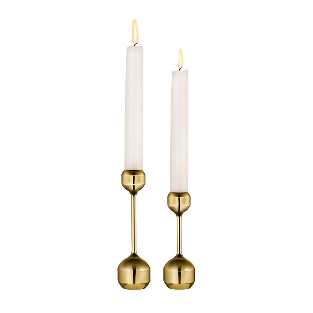 LINDDNA Silhouette Gold gyertyatartó szett 2részes