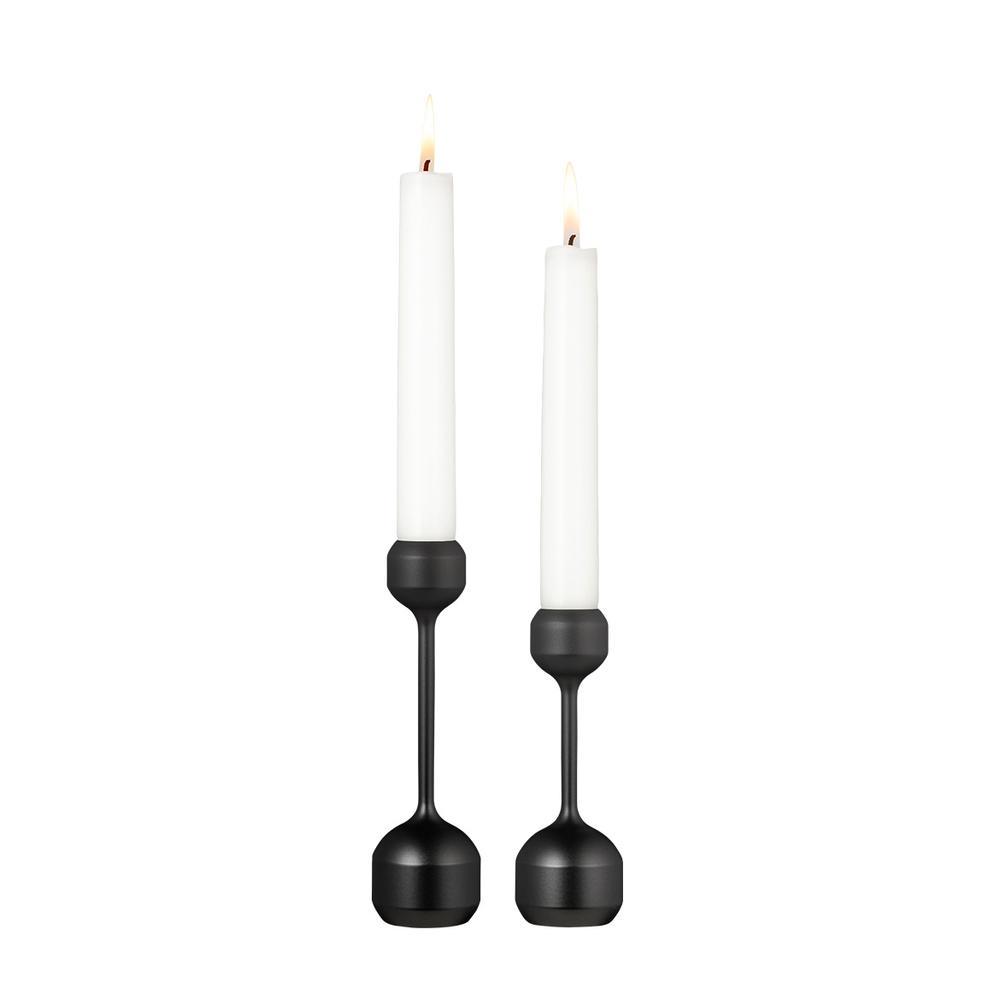 LIND DNA Silhouette Black gyertyatartó szett 2részes