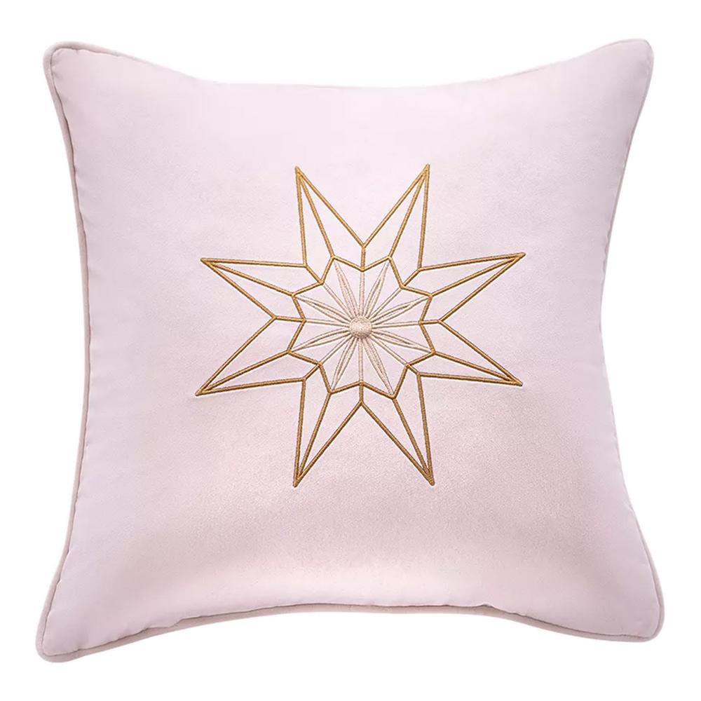 M&A töltött díszpárna CHRISTMAS STAR II 45x45cm FB70 bézs