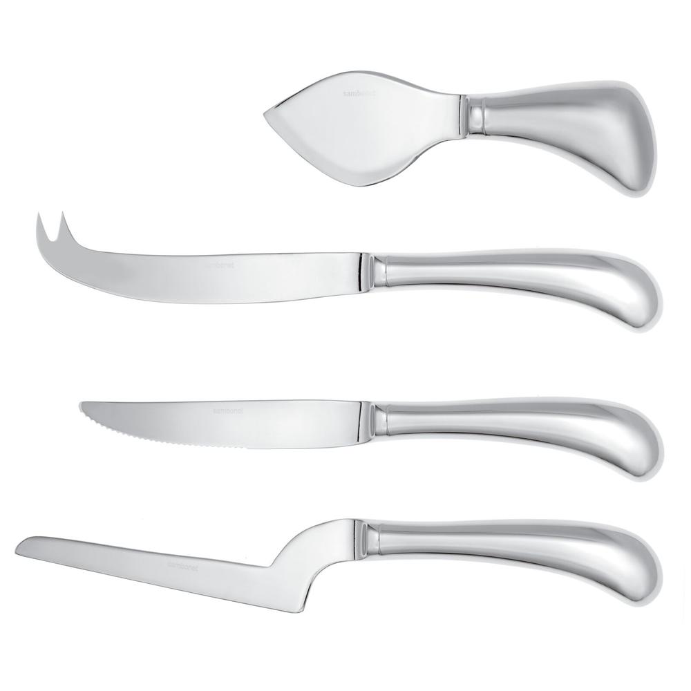 Sambonet Living Steel sajtkés szett 4részes