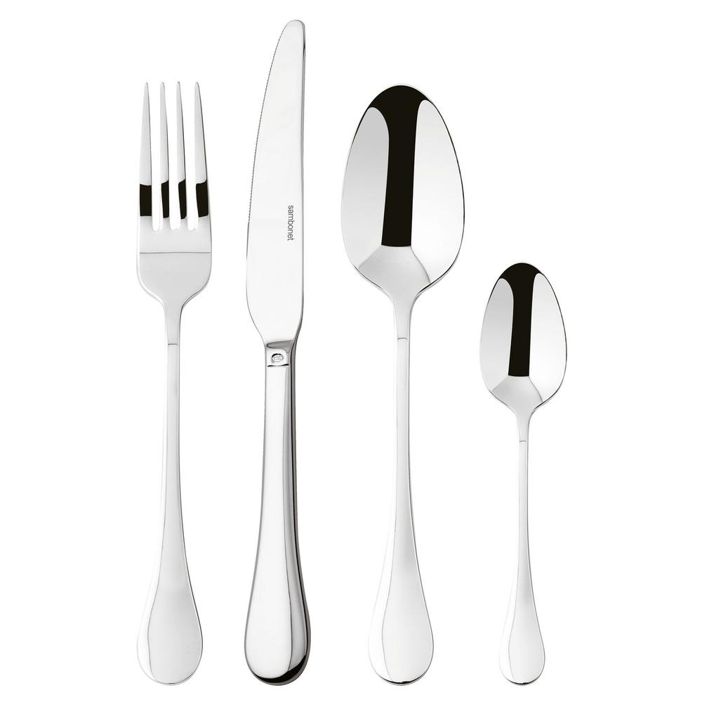 Sambonet Bloom Inox Steel evőeszközkészlet 6személyes 24részes