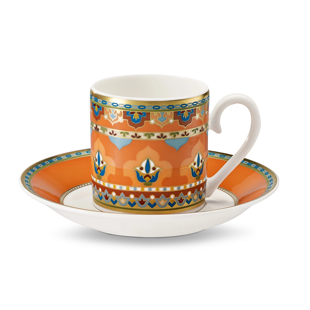 V&B Samarkand Mandarin eszpresszós csésze alátéttel 