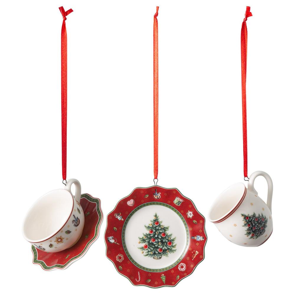 V&B Toy's Delight Decoration karácsonyfadísz szett 3részes, Reggeliző szett