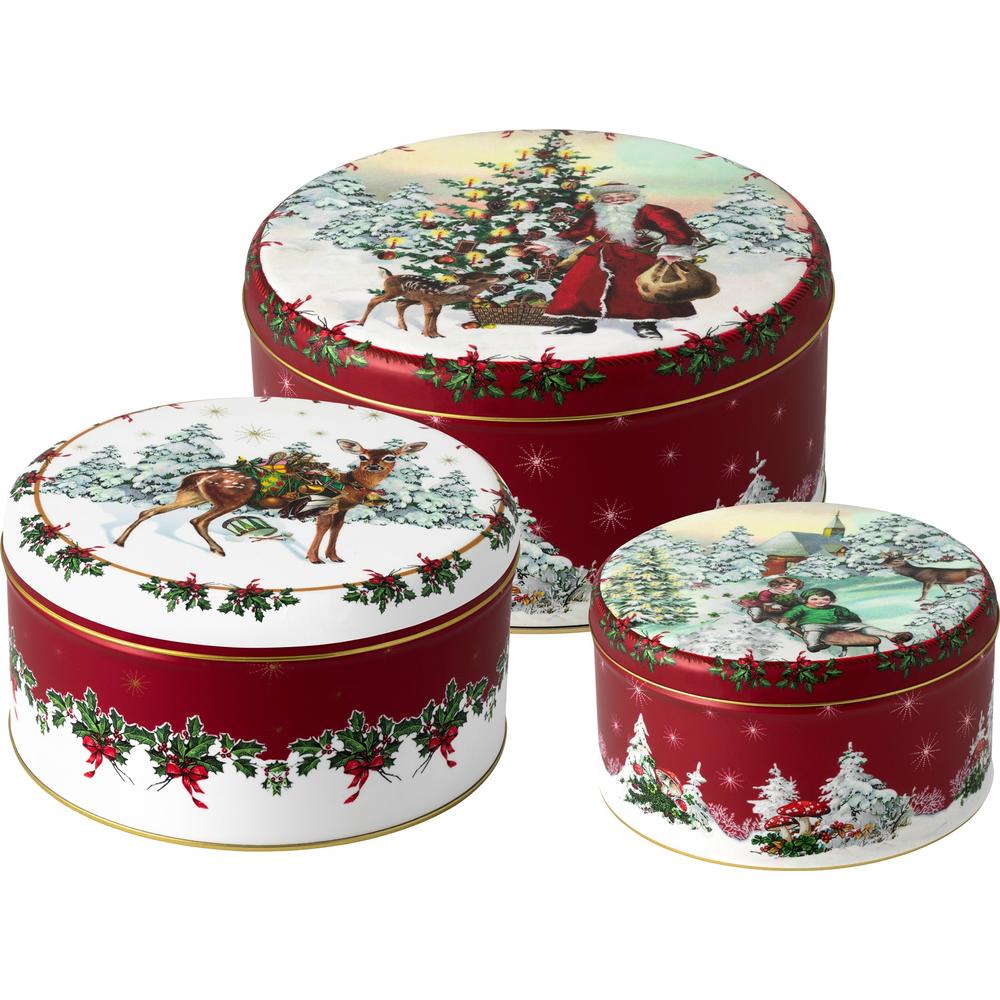 V&B Winter Collage Accessories süteményes doboz szett 3részes