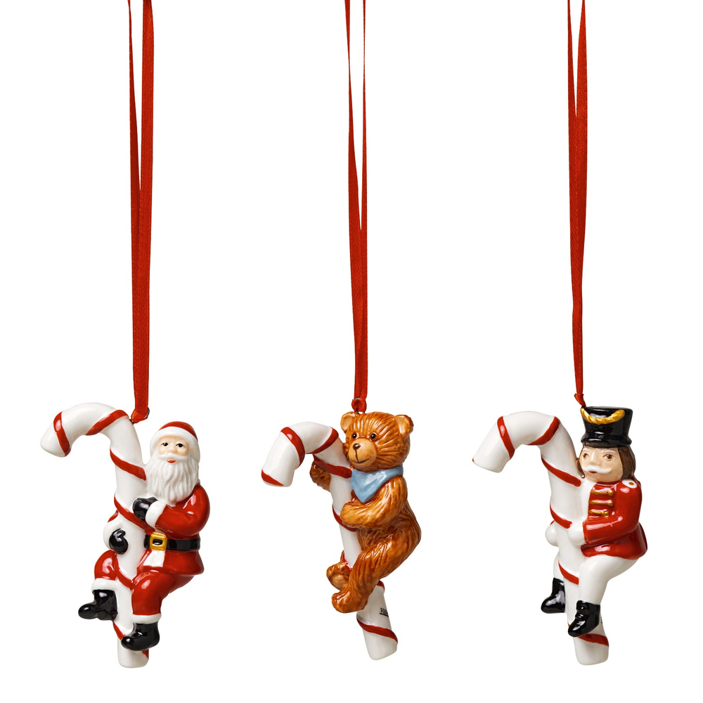 V&B Nostalgic Ornaments karácsonyfadísz szett 3részes, Sétapálca nyalóka