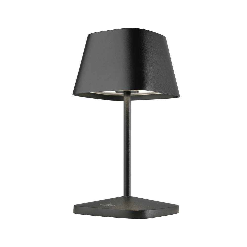 V&B Neapel tölthető asztali lámpa 20cm fekete