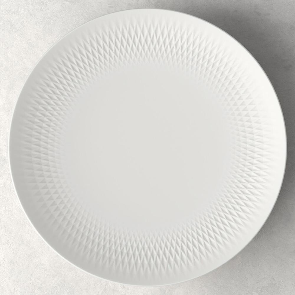 V&B Manufacture Collier Blanc dekoratív gyümölcstányér 32cm