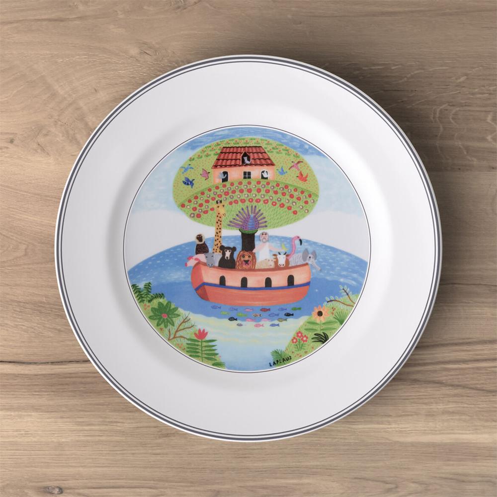 V&B Design Naif lapostányér 27cm, Noé bárkája