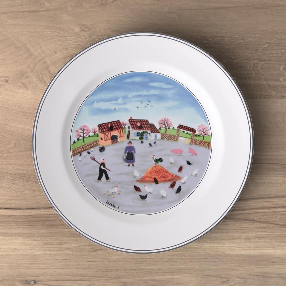 V&B Design Naif lapostányér 27cm, Baromfi udvar