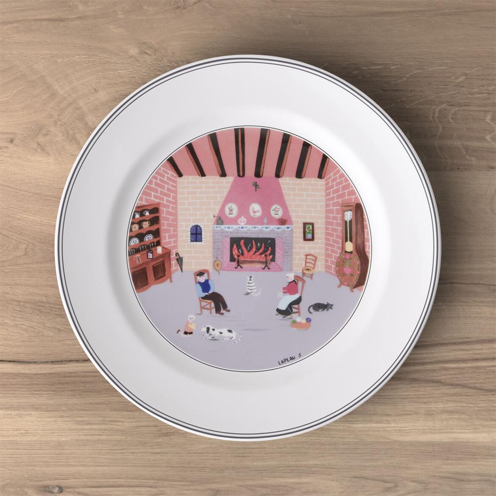V&B Design Naif lapostányér 27cm, Kandalló