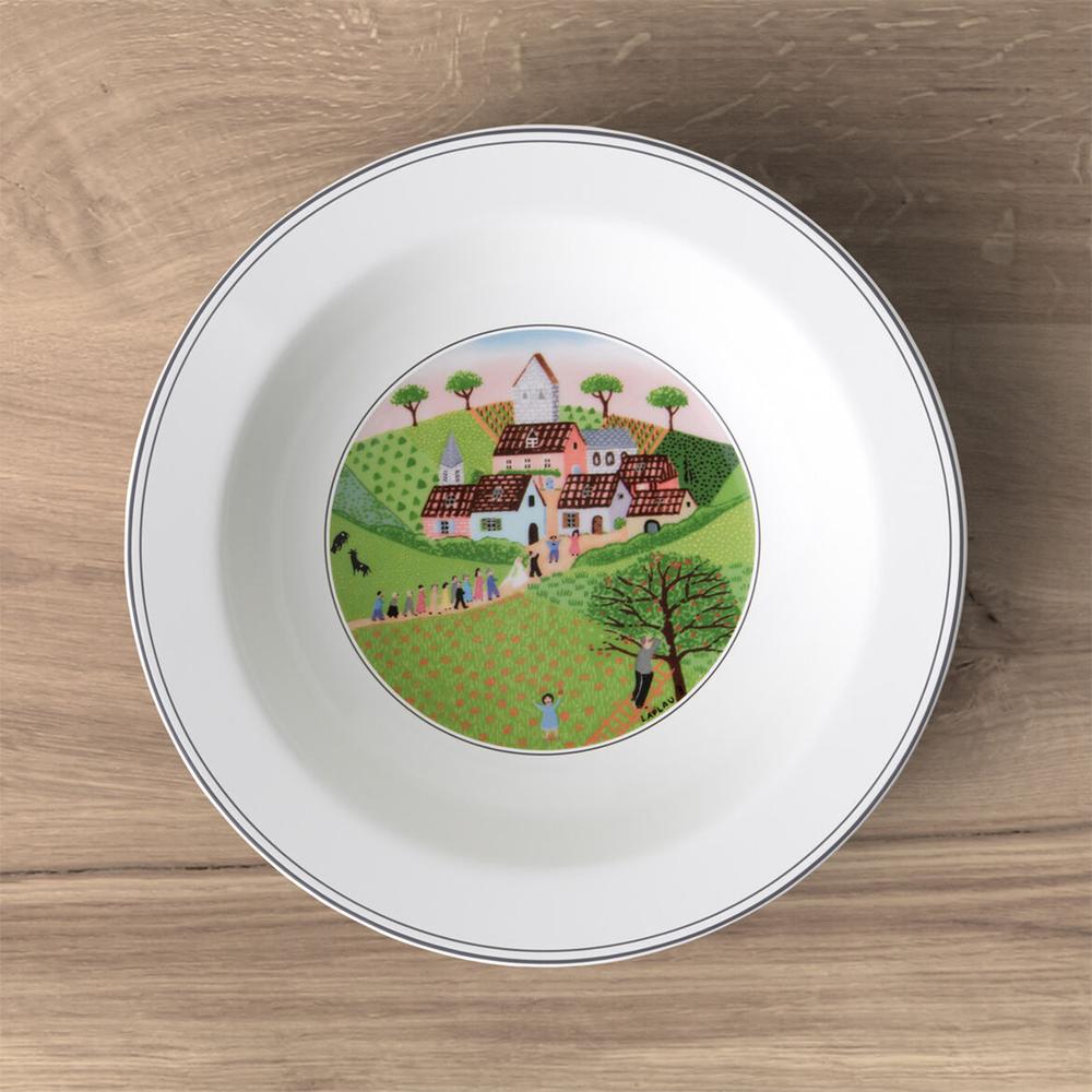 V&B Design Naif mélytányér 20cm, Esküvő