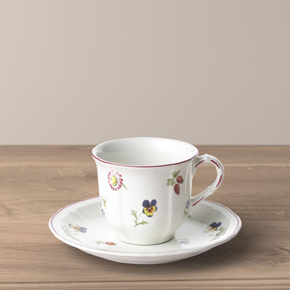 V&B Petite Fleur kávés csésze alátéttel 
