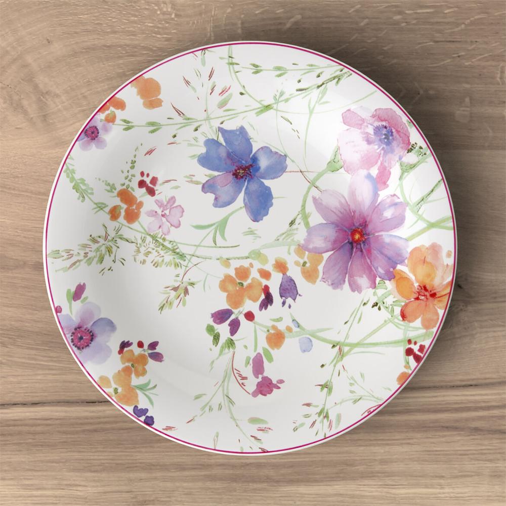 V&B Mariefleur Basic desszertes-reggelizőtányér 21cm, Dús mintázatú