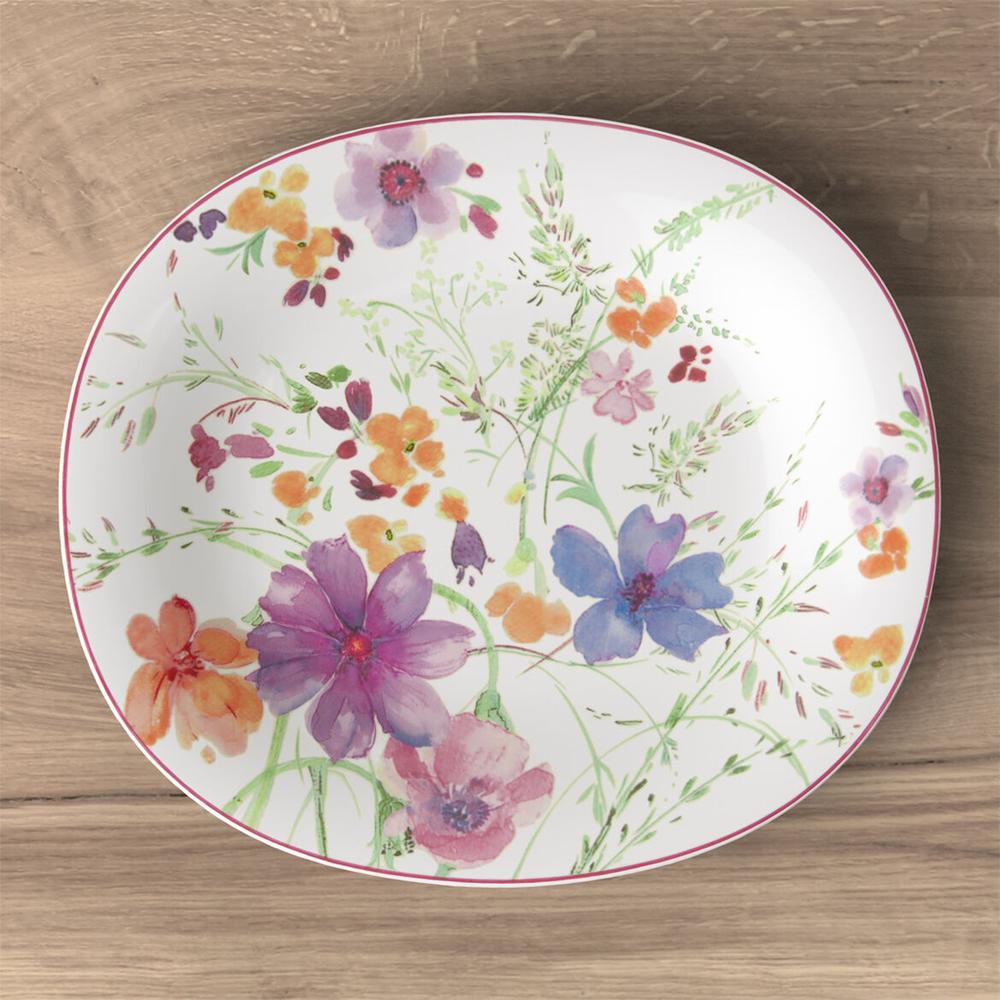V&B Mariefleur Basic ovális desszertes-reggelizőtányér 23x19cm
