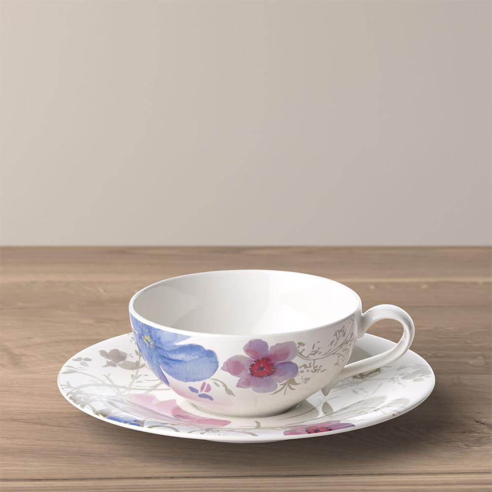 V&B Mariefleur Gris Basic teás csésze alátéttel 