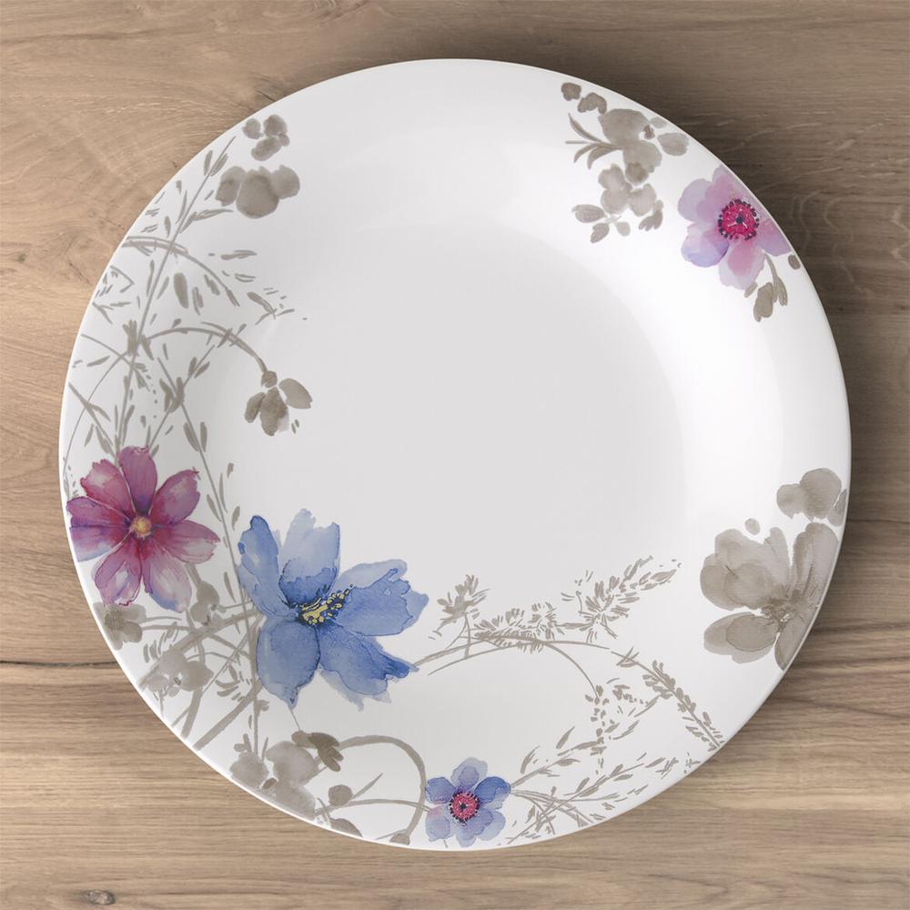 V&B Mariefleur Gris Basic kerek gourmet tányér 30cm