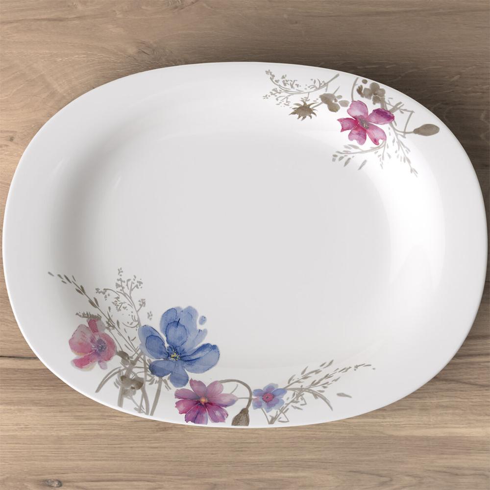 V&B Mariefleur Gris Basic ovális tálaló 34cm