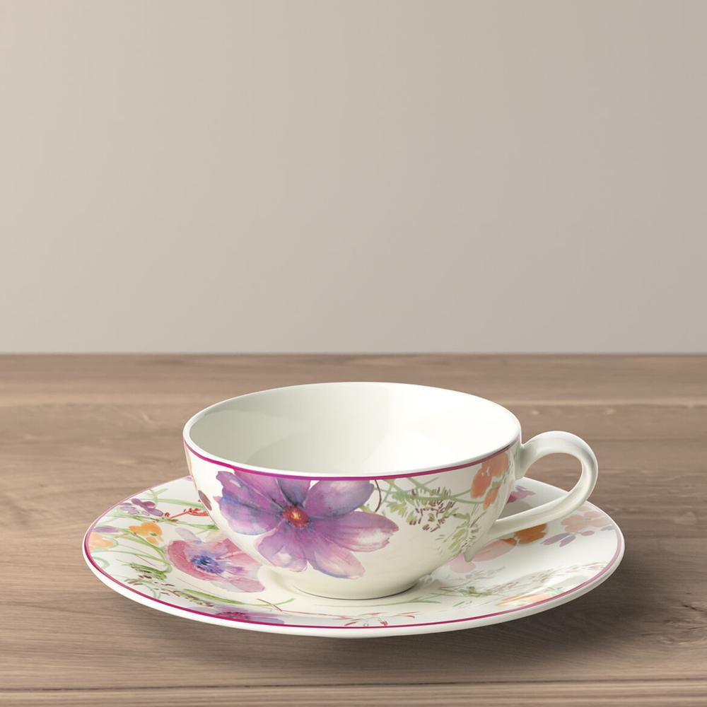 V&B Mariefleur Tea teás csésze alátéttel 