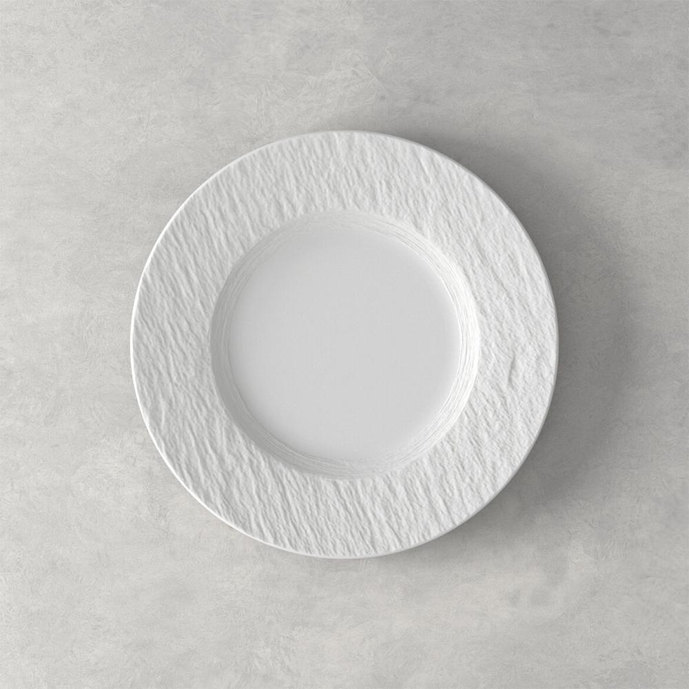 V&B Manufacture Rock Blanc desszertes-reggelizőtányér 22cm