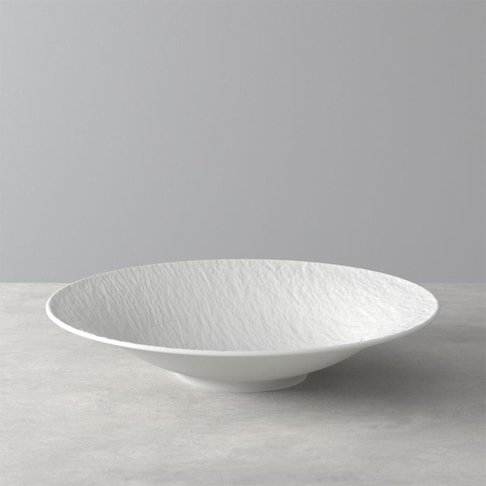 V&B Manufacture Rock Blanc mély tál 28,4cm