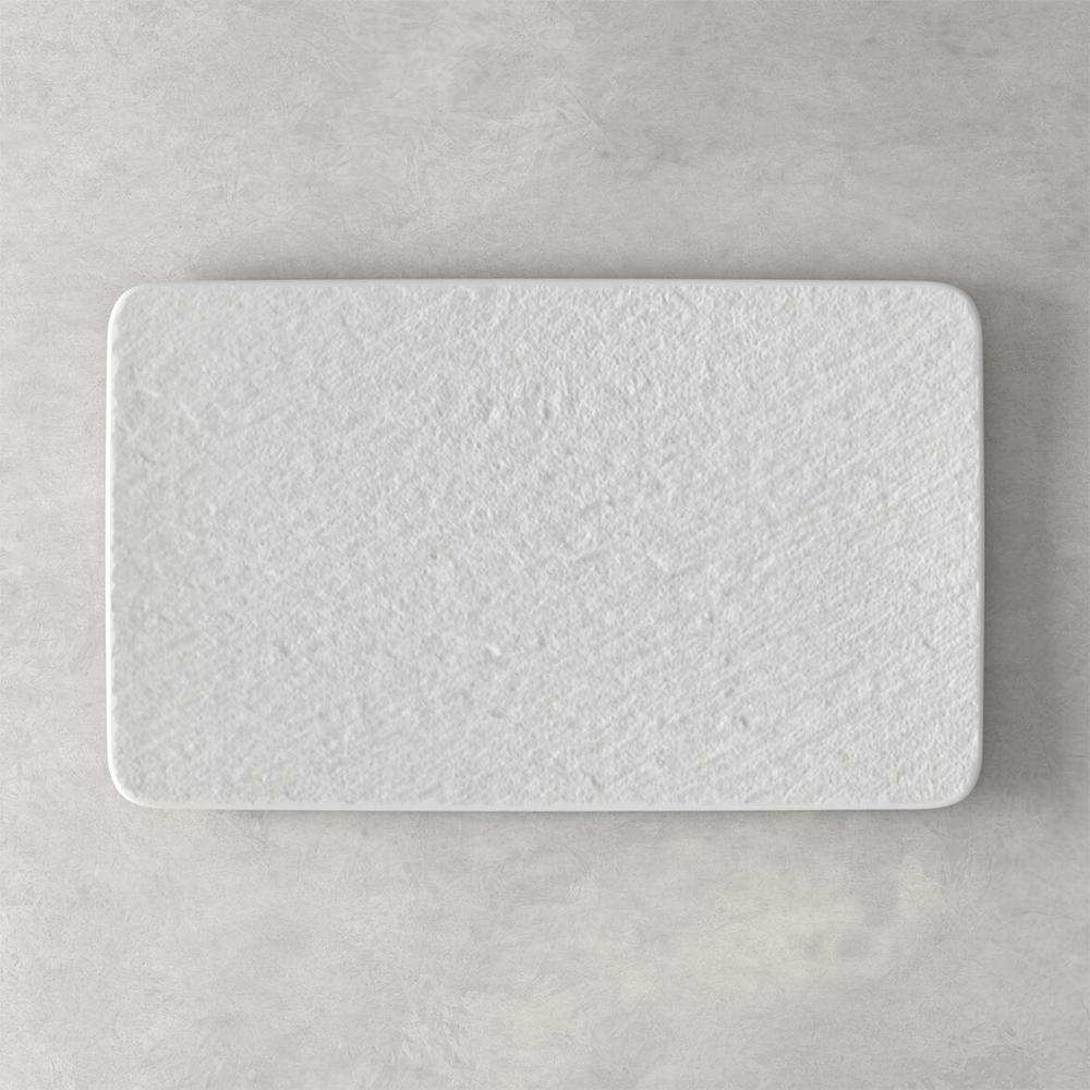 V&B Manufacture Rock Blanc szögletes tálalótál 28x17cm