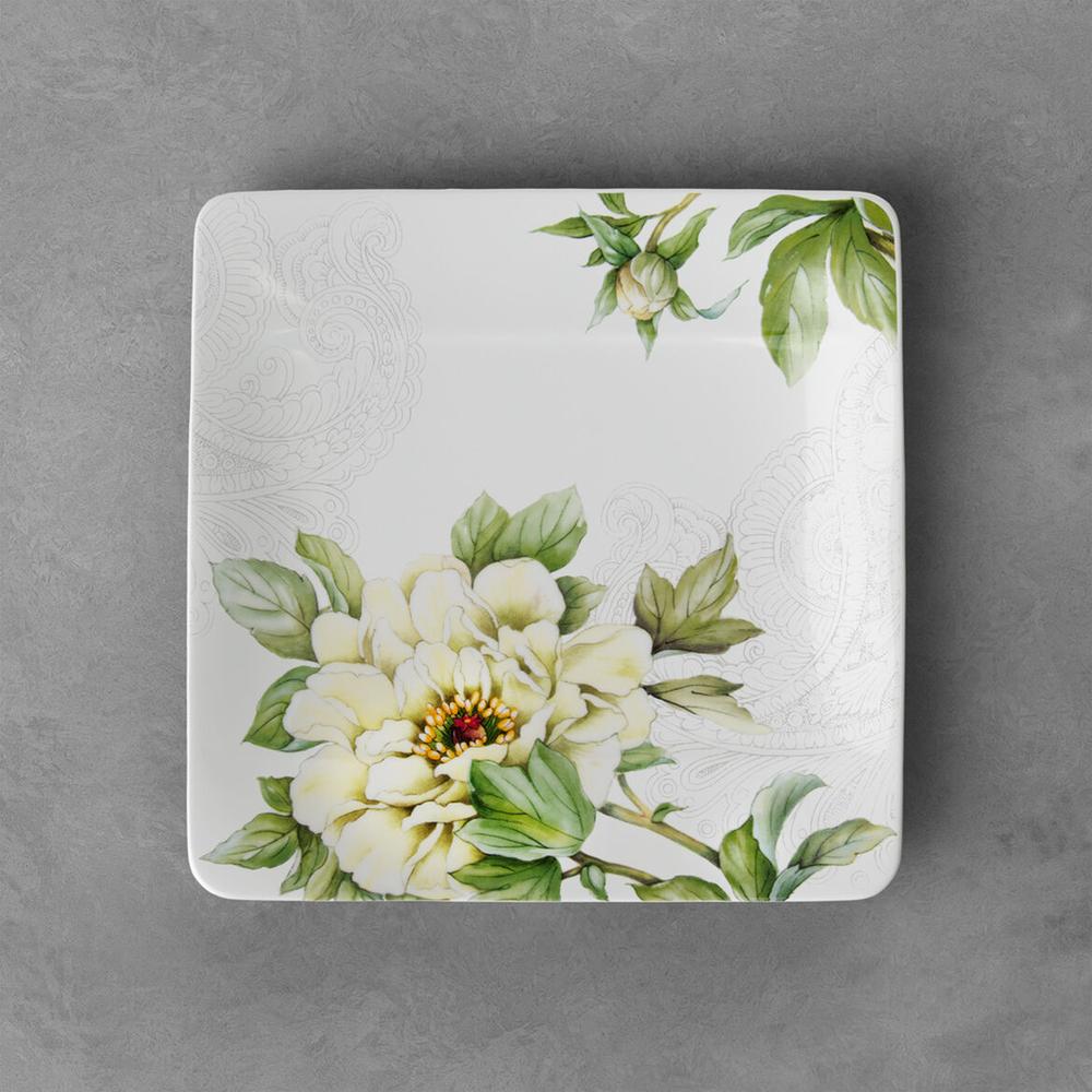 V&B Quinsai Garden desszertes-reggelizőtányér 23x23cm