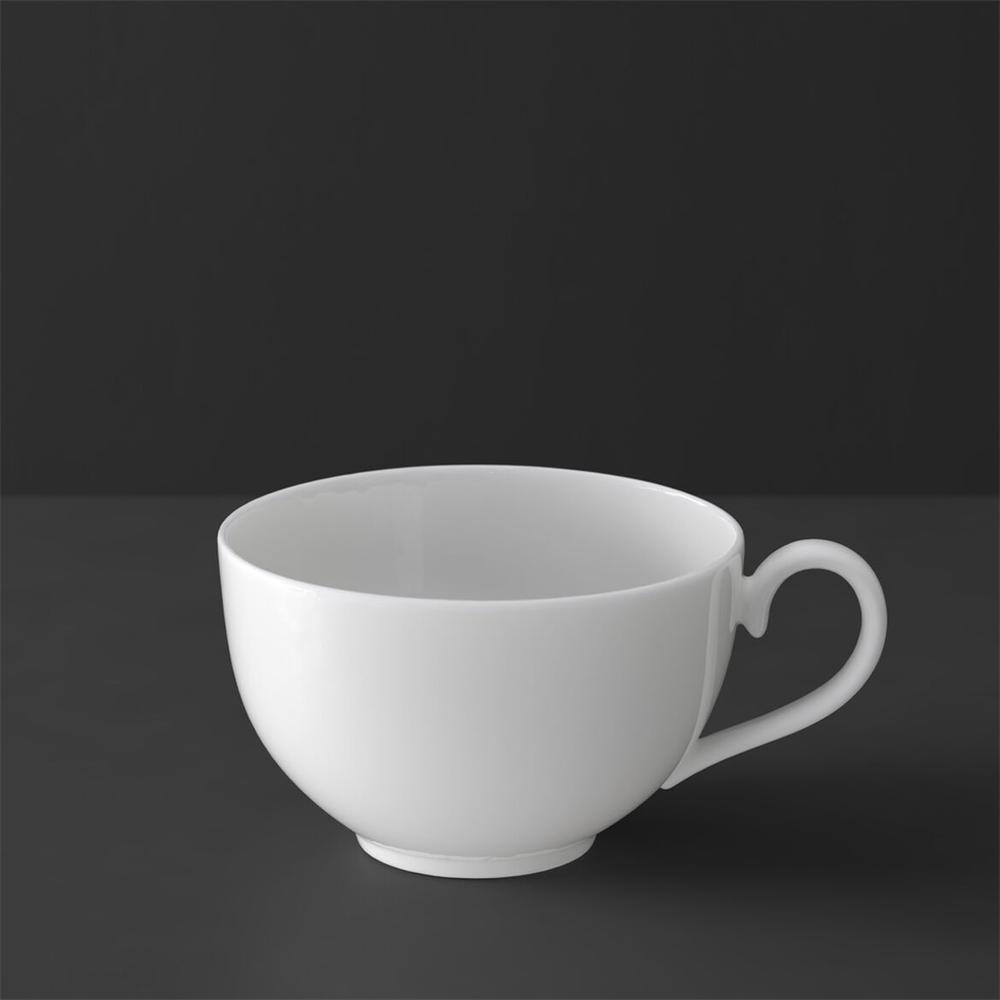 V&B White Pearl reggeliző csésze 0,40l