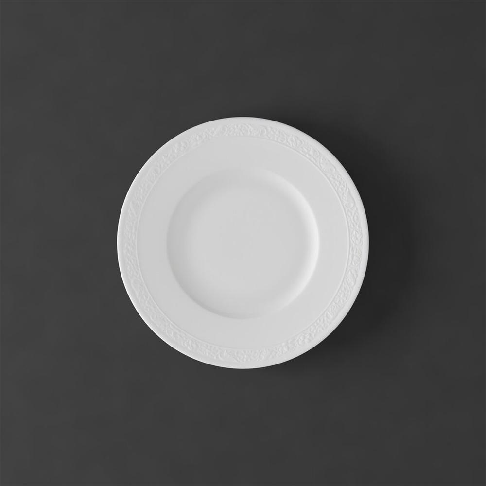 V&B White Pearl zsemletányér 18cm