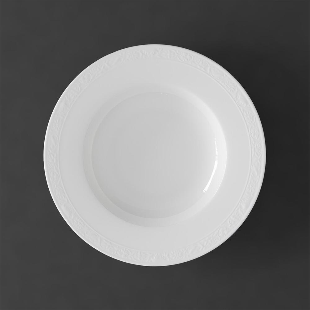 V&B White Pearl mélytányér 24cm
