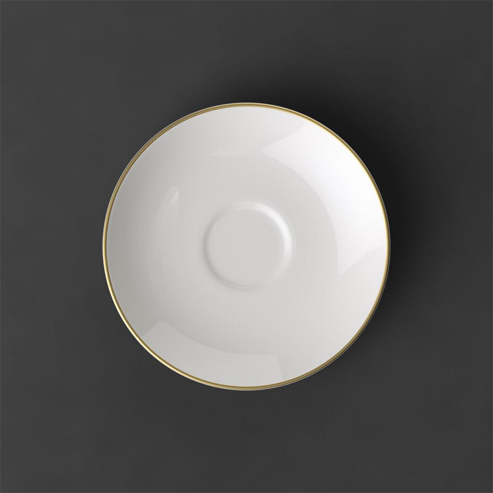 V&B Anmut Gold alátét kávés-teás csészéhez 15cm