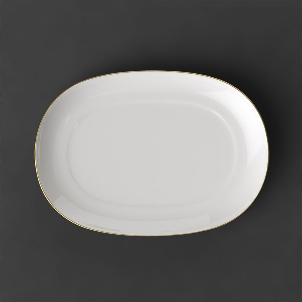 V&B Anmut Gold csontos tálka-alátét szószkiöntőhöz 20cm