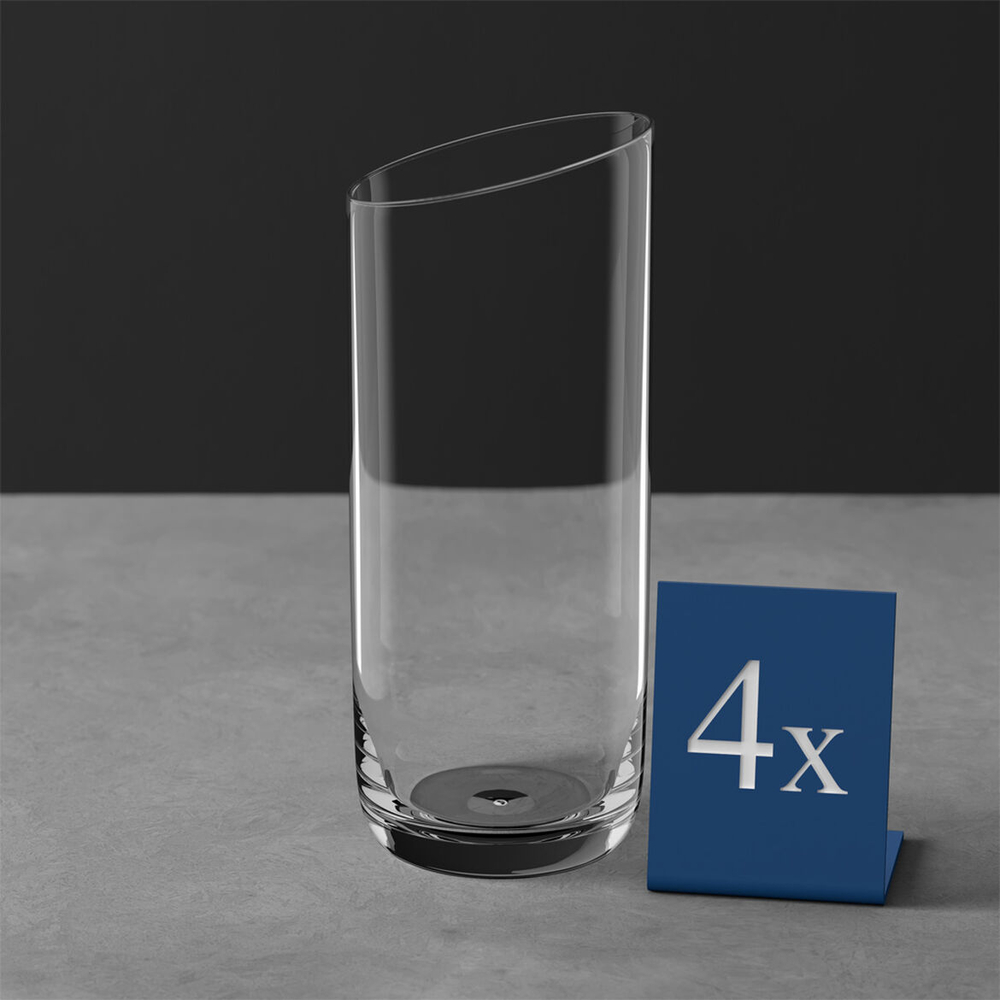 V&B NewMoon Glass pohár szett 4részes üdítős-vizes