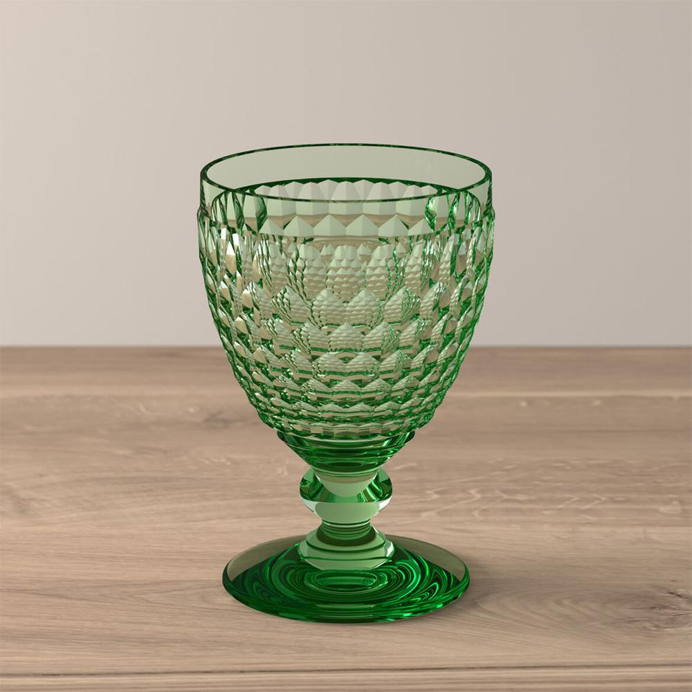 V&B Boston Coloured Green pohár vörösboros 0,31l