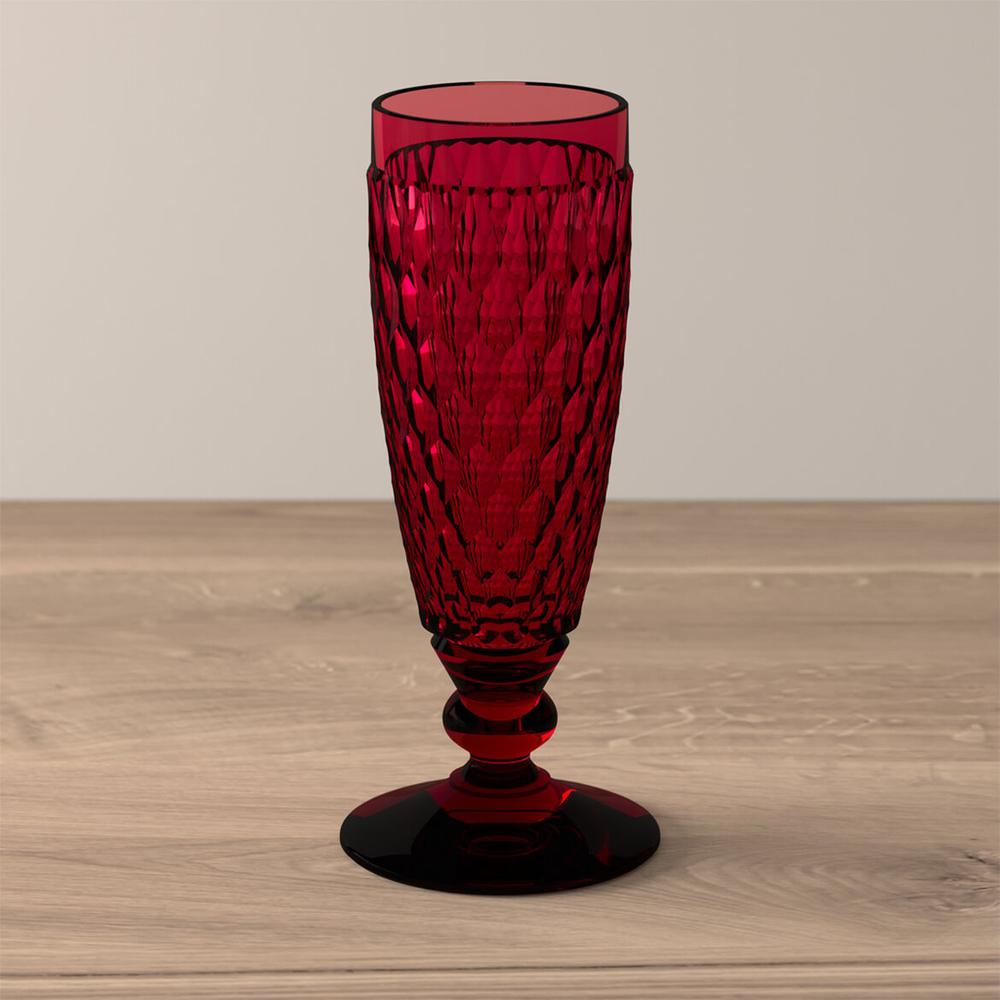 V&B Boston Coloured Red pohár pezsgős 0,15l