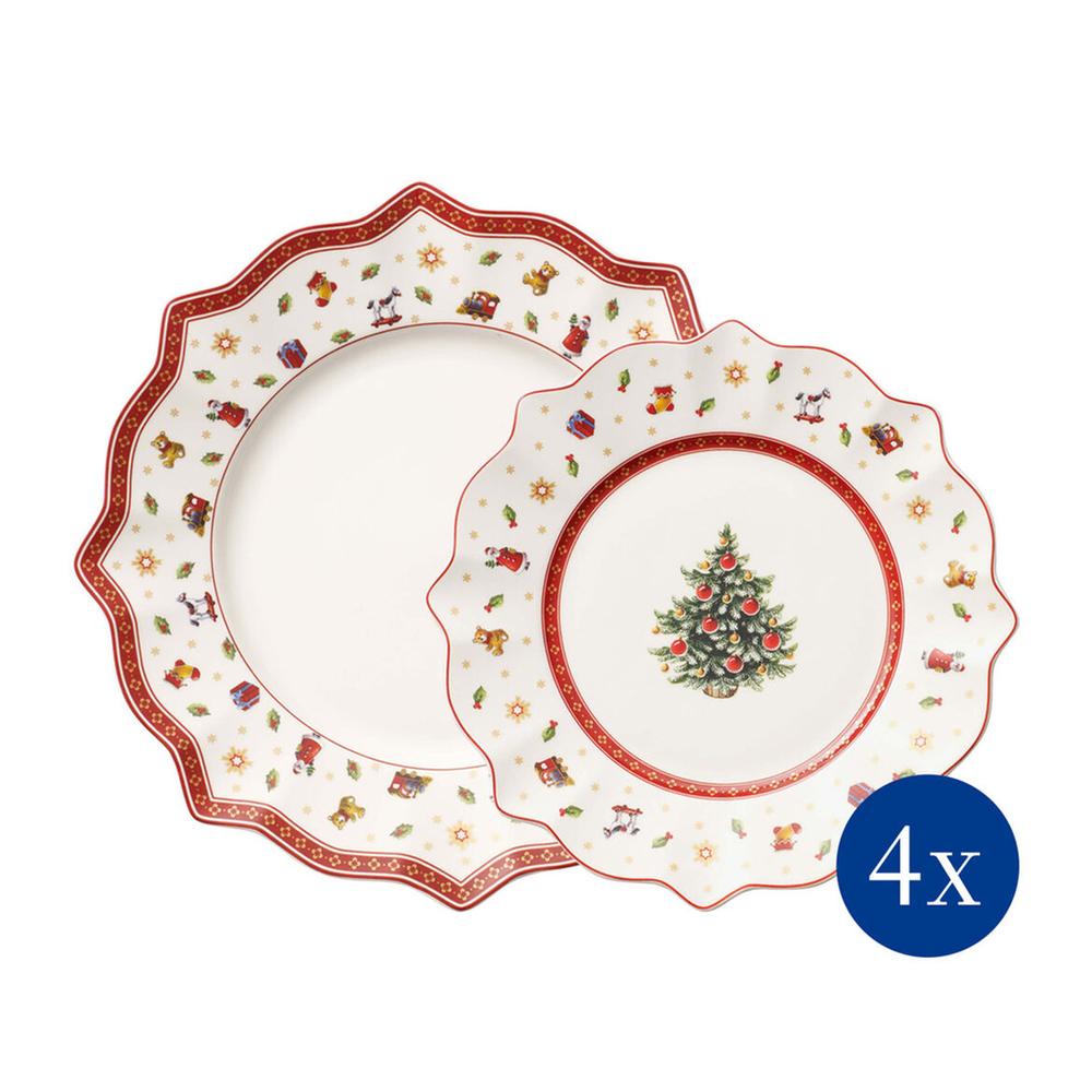 V&B Toy's Delight tányér szett 8részes 4személyes fehér