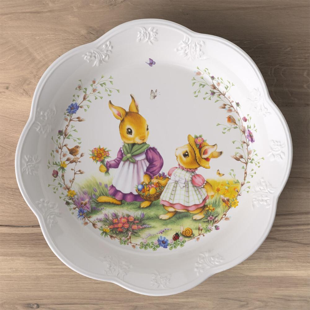 V&B Spring Fantasy süteményes tál 30cm, Emma mama és Anna